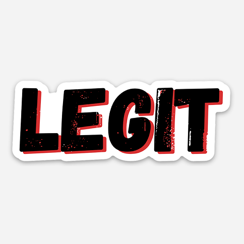 Legit Sticker